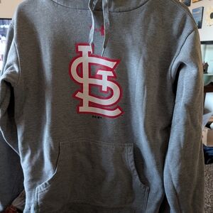 Under Armour Gray Hoodie with Red Logo